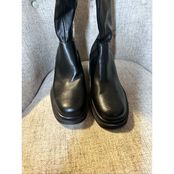Franco Sarto Black Thigh High Kelly Boots Size 8 New - Picture 2 of 5